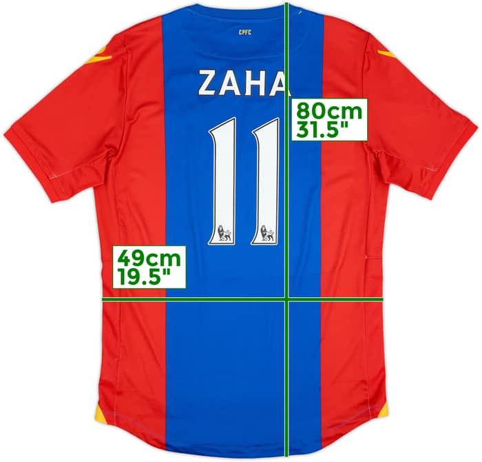 2016-17 Crystal Palace Home Shirt Zaha #11 - 8/10 - (XXL)
