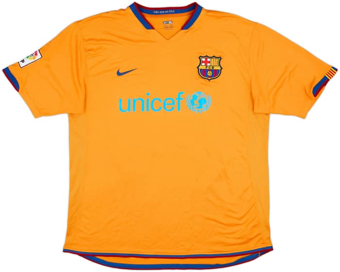 2006-08 Barcelona Away Shirt Ronaldinho #10 - 6/10 - (XL)