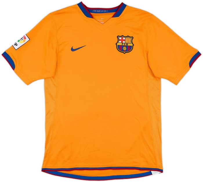 2006-08 Barcelona Away Shirt Ronaldinho #10 - 8/10 - (S)