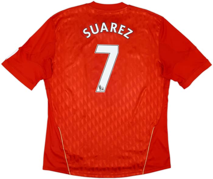 2010-12 Liverpool Home Shirt Suarez #7 - 5/10 - (XL)