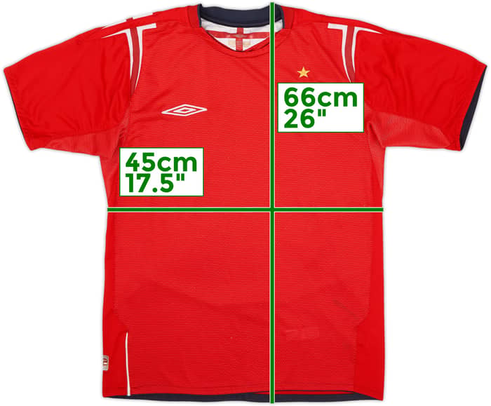 2004-06 England Away Shirt - 5/10 - (S)