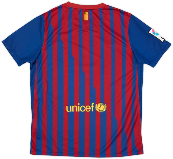 2011-12 Barcelona Home Shirt - 8/10 - (L.Boys)