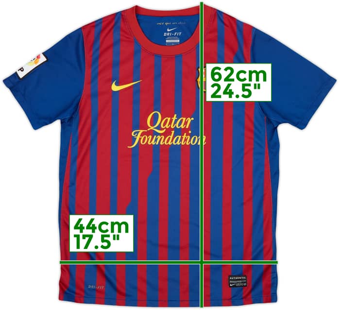 2011-12 Barcelona Home Shirt - 8/10 - (L.Boys)