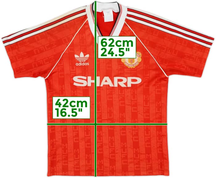 1988-90 Manchester United Local Camiseta - 7/10 - (S)