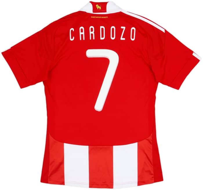 2010-12 Paraguay Home Shirt Cardozo #7 - 6/10 - (S)