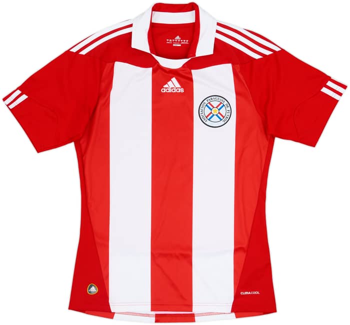 2010-12 Paraguay Home Shirt Cardozo #7 - 6/10 - (S)