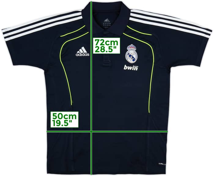 2010-11 Real Madrid adidas Polo Shirt - 6/10 - (M)