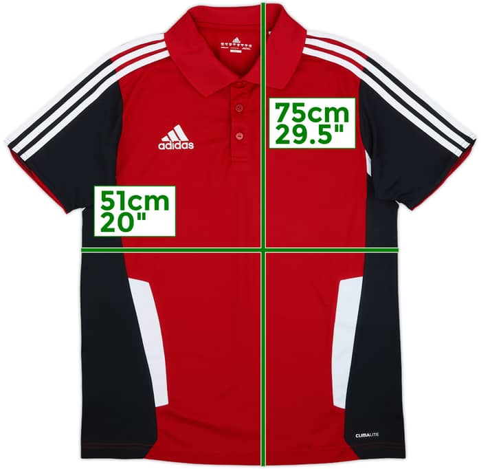 2011-12 South China adidas Polo Shirt - 9/10 - (M/L)