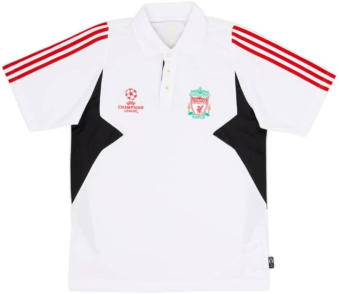 2007-08 Liverpool CL adidas Polo Shirt - 8/10 - (M)
