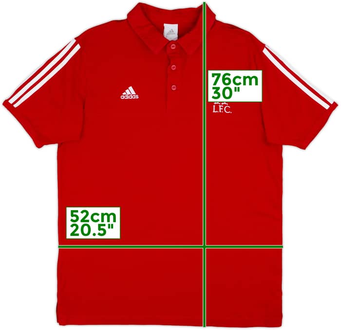 2008-09 Liverpool adidas Polo Shirt - 8/10 - (XL)
