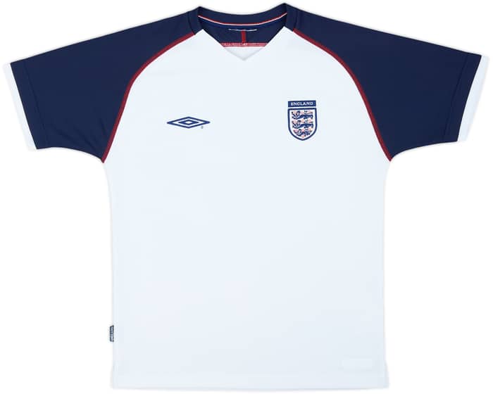 2002-04 England Umbro Training Shirt - 8/10 - (M)