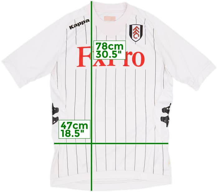 2012-13 Fulham Home Shirt #16 - 6/10 - (L)