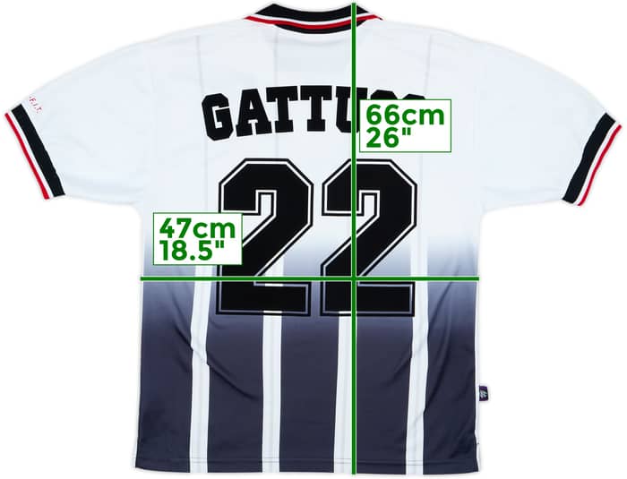 1997-99 Rangers Away Shirt Gattuso #22 - 8/10 - (XL.Boys)