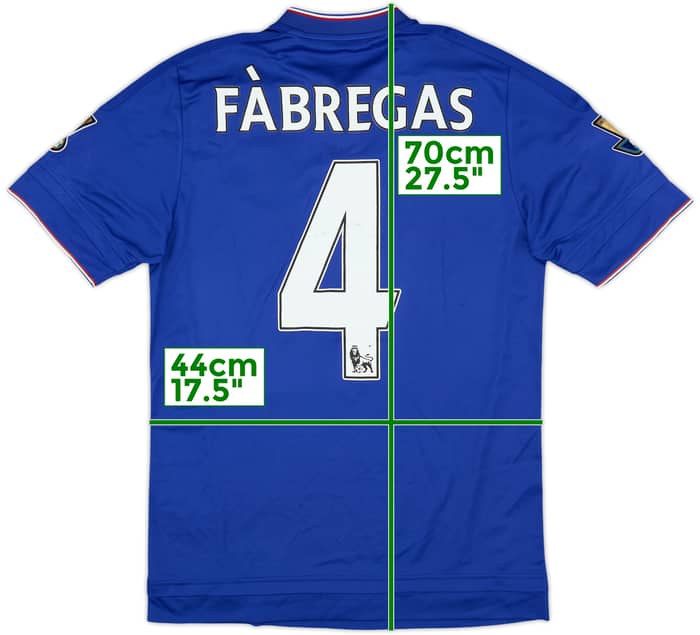 2015-16 Chelsea Home Shirt Fabregas #4 - 5/10 - (S)