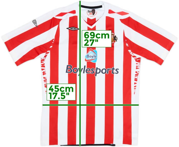 2007-08 Sunderland Home Shirt - 4/10 - (XL.Boys)