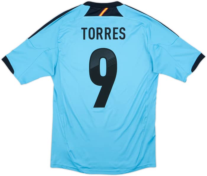 2012-14 Spain Away Shirt Torres #9 - 6/10 - (S)