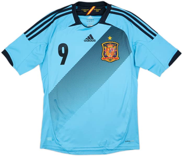 2012-14 Spain Away Shirt Torres #9 - 6/10 - (S)