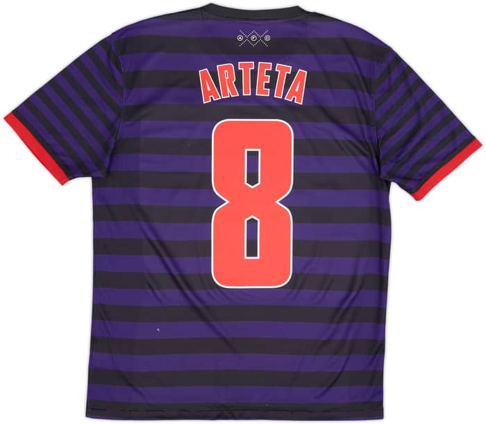 2012-13 Arsenal Away Shirt Arteta #8 - 5/10 - (M)