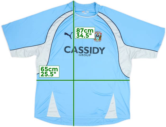 2007-08 Coventry Home Shirt - 7/10 - (3XL)