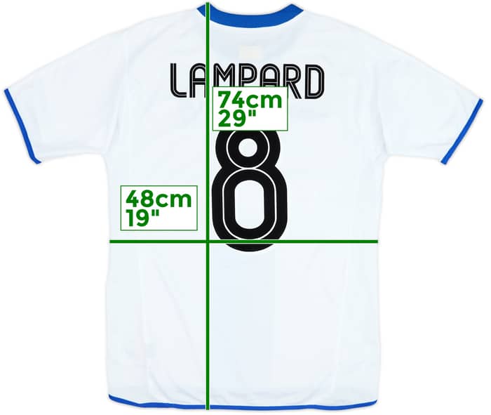 2003-05 Chelsea Away Shirt Lampard #8 - 7/10 - (S)