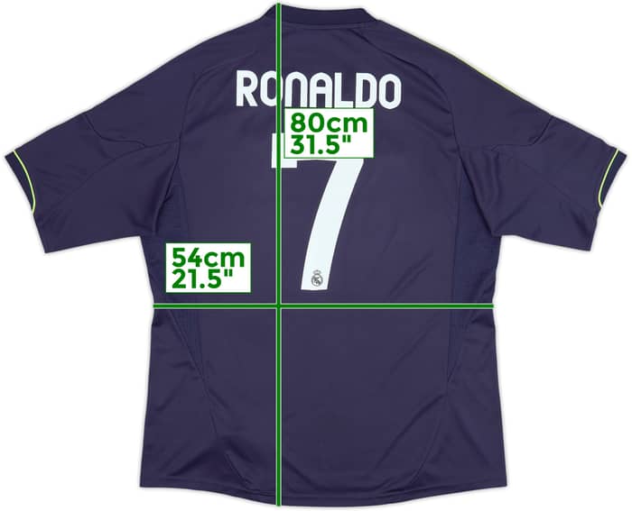 2012-13 Real Madrid Away Shirt Ronaldo #7 - 7/10 - (XL)