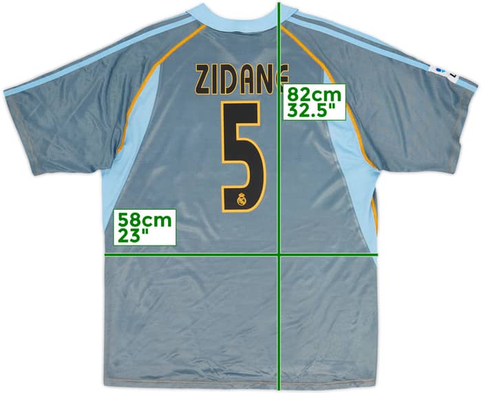 2003-04 Real Madrid Third Shirt Zidane #5 - 7/10 - (L)