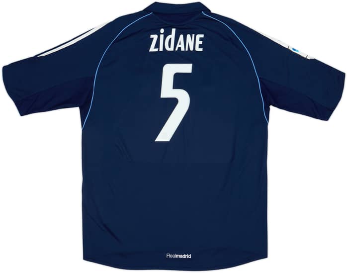 2005-06 Real Madrid Away Shirt Zidane #5 - 8/10 - (XL)