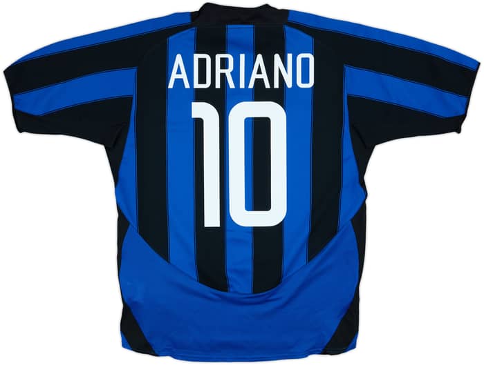 2003-04 Inter Milan Home Shirt Adriano #10 - 6/10 - (M)