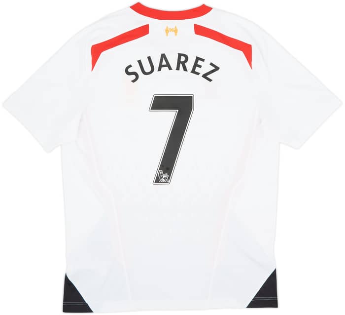 2013-14 Liverpool Away Shirt Suarez #7 - 8/10 - (L)