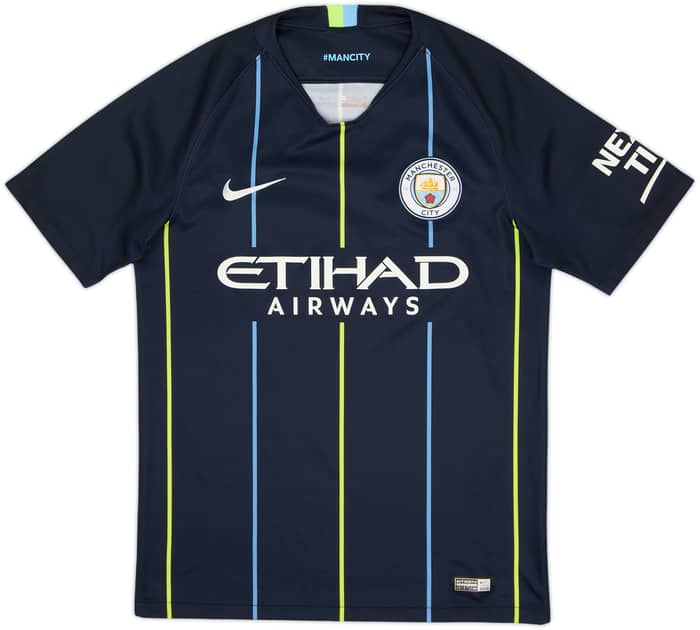 2018-19 Manchester City Away Shirt De Bruyne #17 - 8/10 - (S)