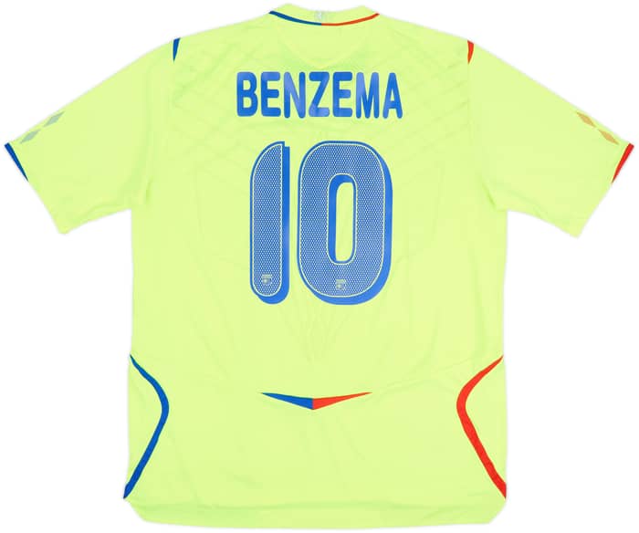 2008-09 Lyon Third Shirt Benzema #10 - 7/10 - (XL)