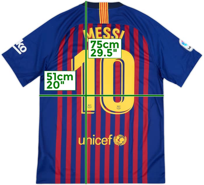 2018-19 Barcelona Local Camiseta Messi #10 - 8/10 - (M)