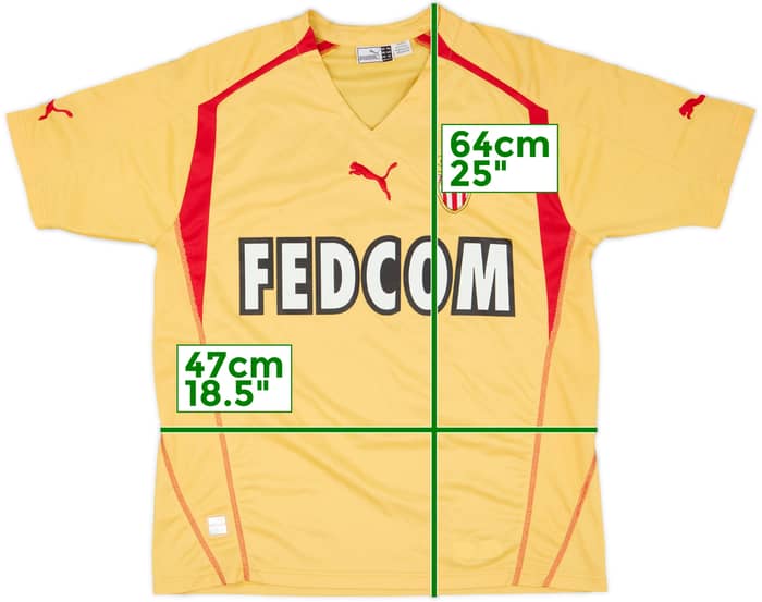 2005-06 Monaco Away Shirt - 7/10 - (XL.Boys)