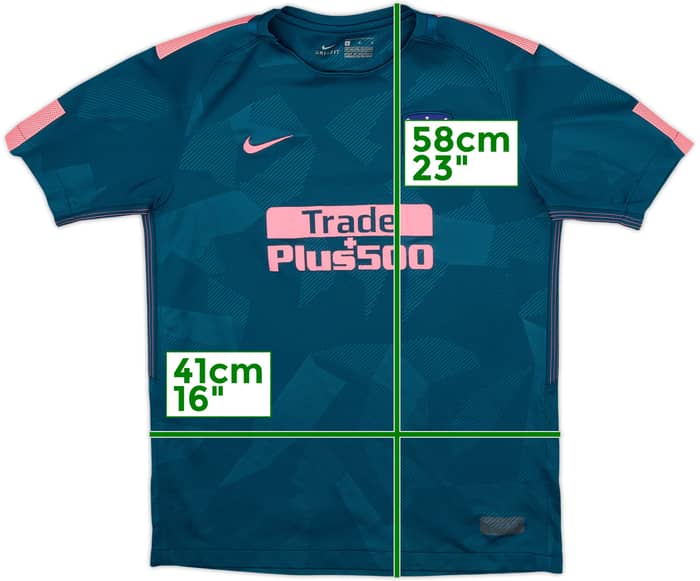 2017-18 Atletico Madrid Third Shirt - 8/10 - (L.Boys)