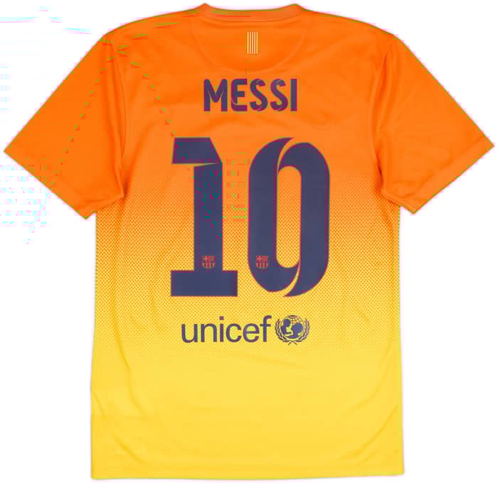 2012-13 Barcelona Basic Away Shirt Messi #10 - 8/10 - (S)