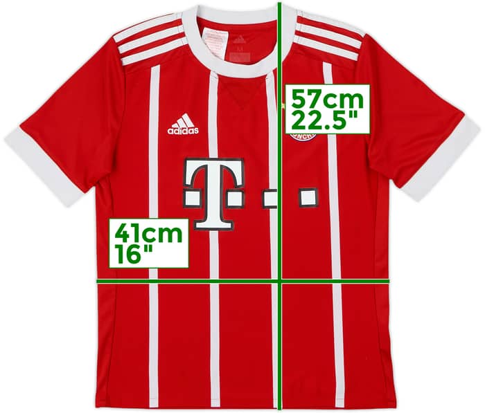 2017-18 Bayern Munich Home Shirt - 5/10 - (M.Boys)