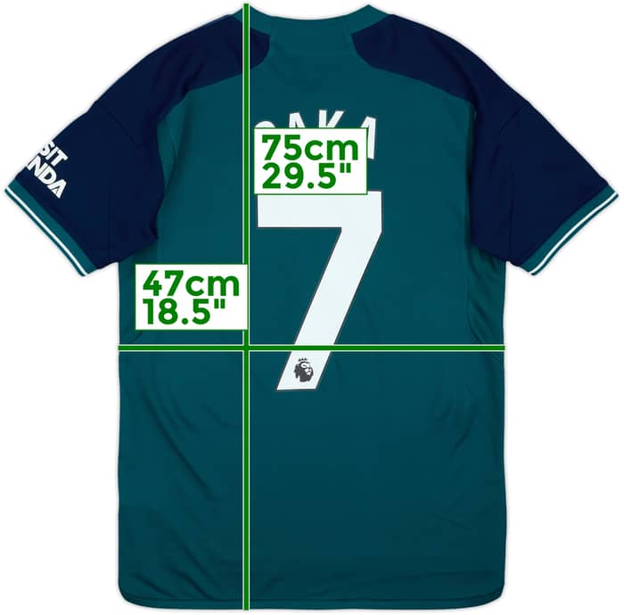 2023-24 Arsenal Third Shirt Saka #7 - 8/10 - (S)