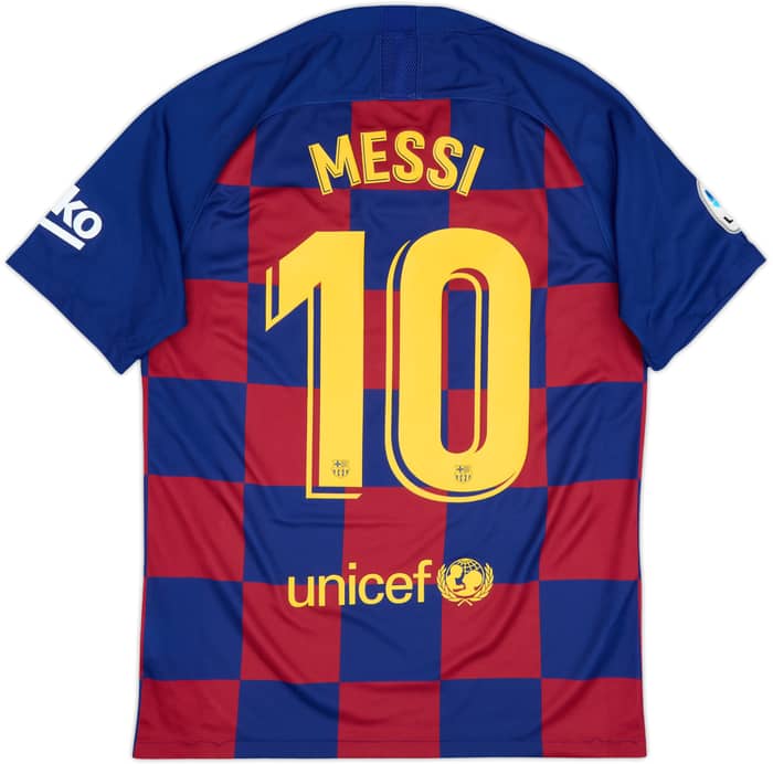2019-20 Barcelona Home Shirt Messi #10 - 8/10 - (M)