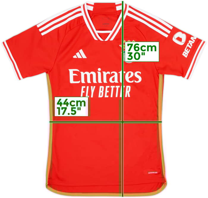 2023-24 Benfica Home Shirt - 8/10 - (S)