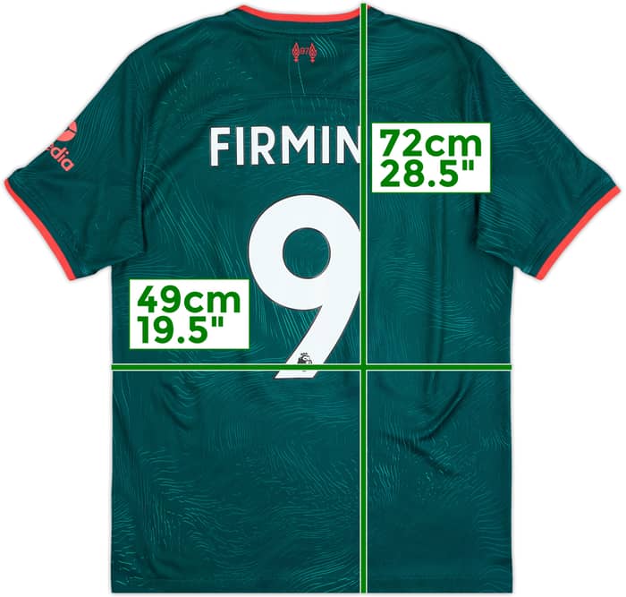 2022-23 Liverpool Third Shirt Firmino #9 - 9/10 - (M)