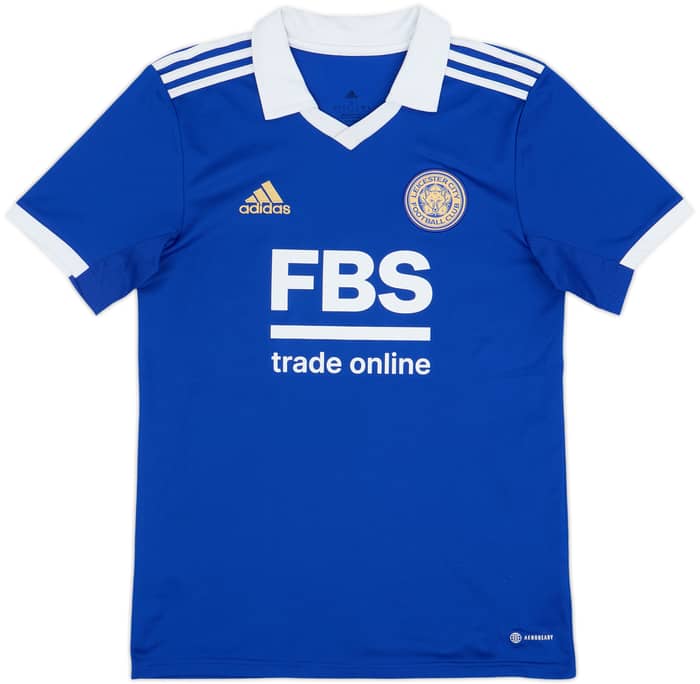 2022-23 Leicester Home Shirt Vardy #9 - 8/10 - (S)