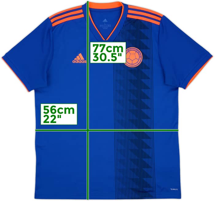 2018-19 Colombia Away Shirt - 7/10 - (L)