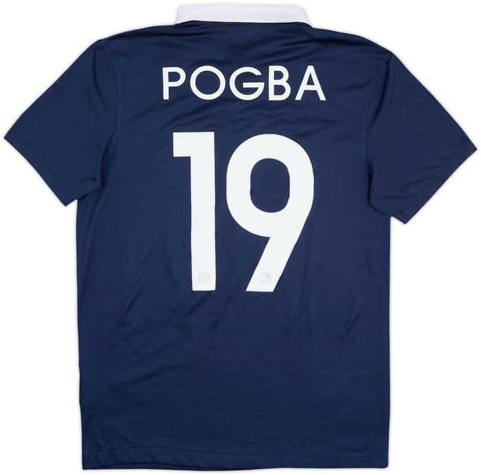 2014-15 France Home Shirt Pogba #19 - 9/10 - (M)