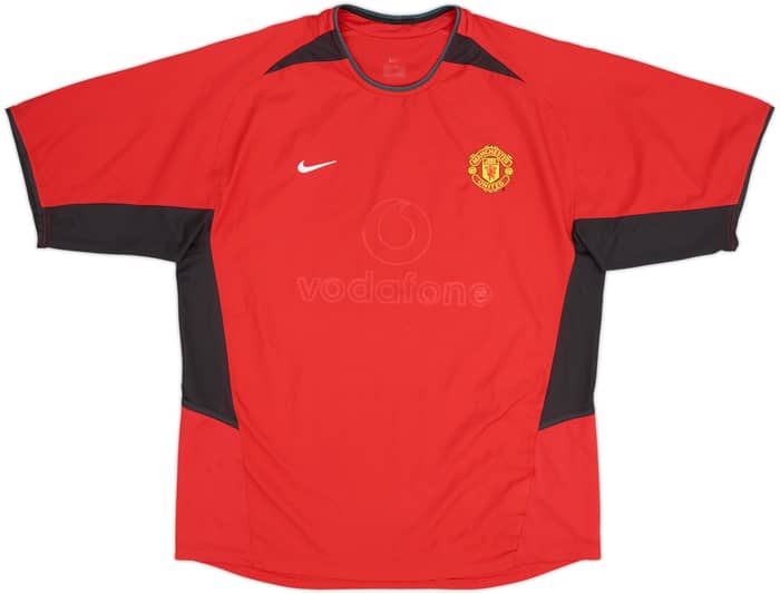 2002-04 Manchester United Home Shirt - 4/10 - (L)