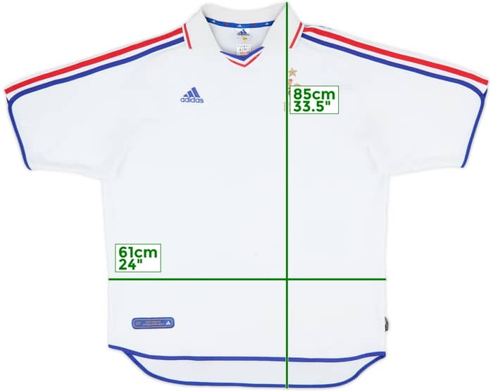 2000-02 France Away Shirt - 6/10 - (XL)