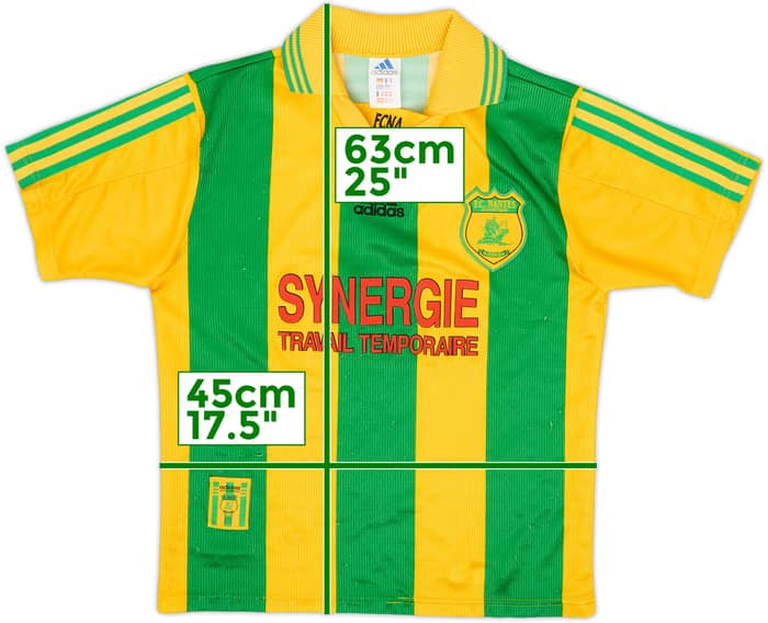 1998-99 Nantes Home Shirt - 5/10 - (L.Boys)