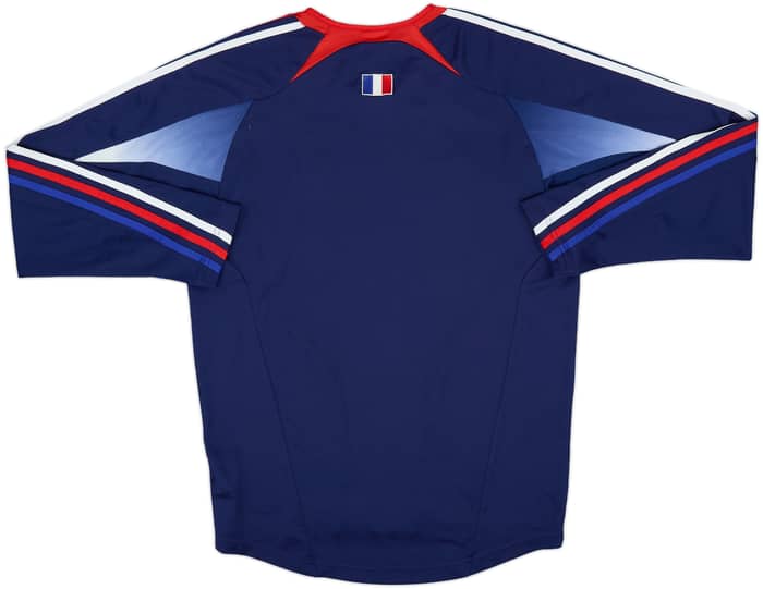 2004-06 France adidas Training L/S Shirt - 9/10 - (S)