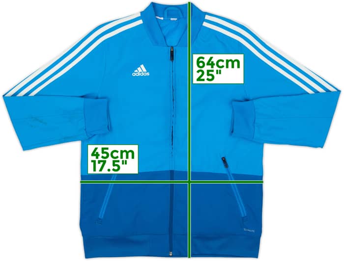 2018-19 Real Madrid adidas Chaqueta de entrenamiento - 8/10 - (L.Niños)