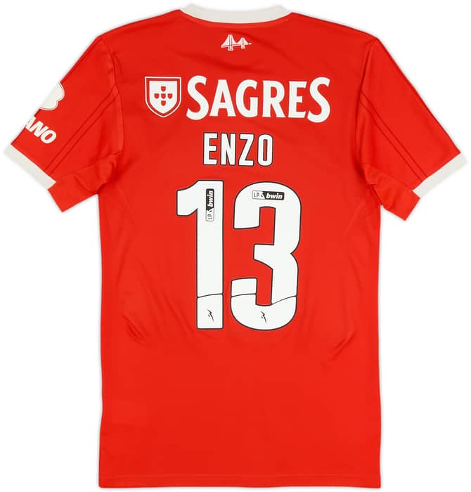 2022-23 Benfica Home Shirt Enzo #13 - 6/10 - (XS)