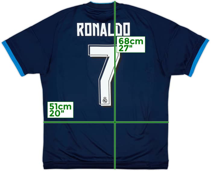 2015-16 Real Madrid Third Shirt Ronaldo #7 - 8/10 - (M)